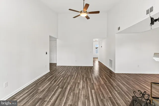 wooden floor in an empty room