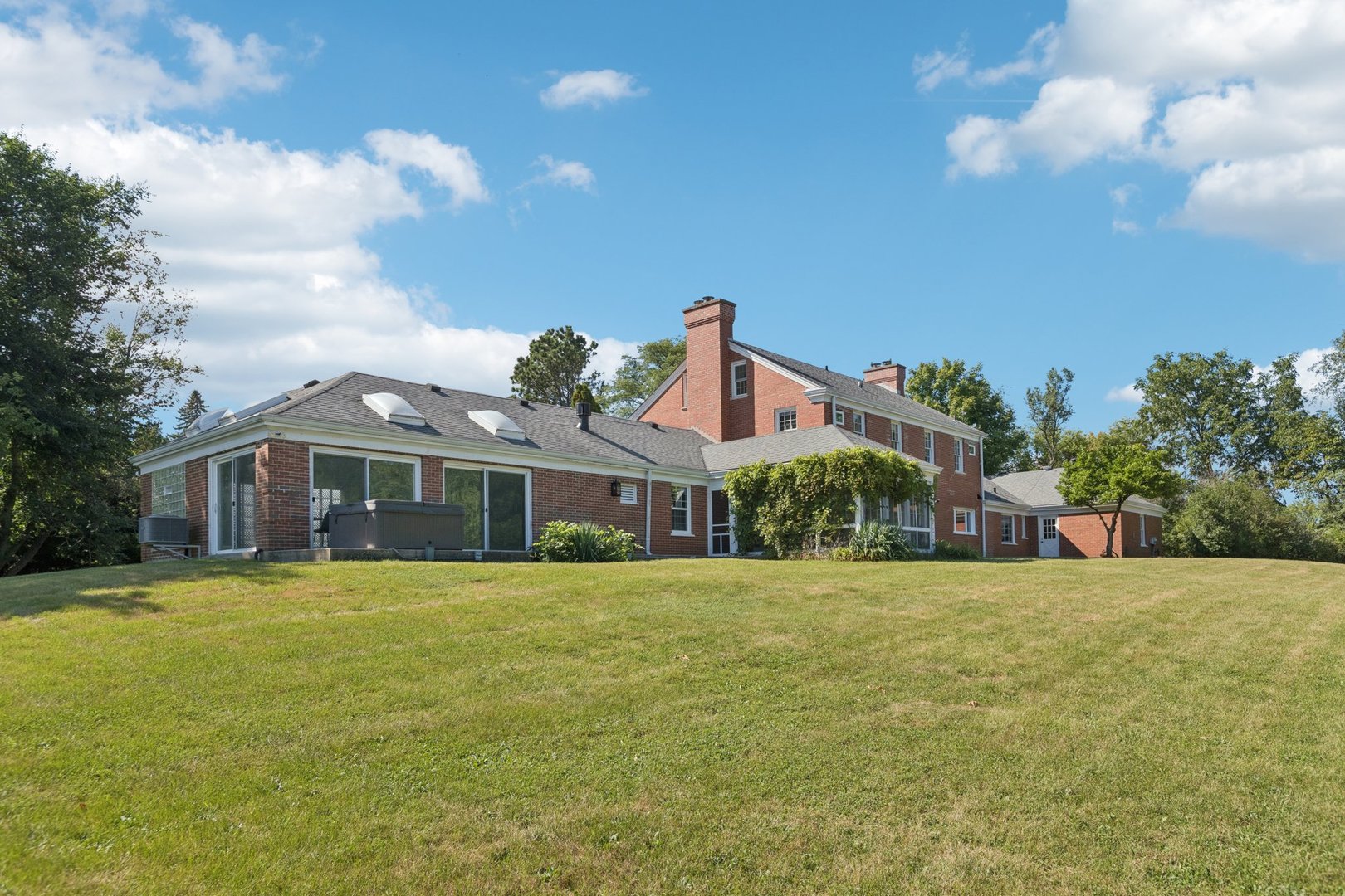 60 Ridge Road Barrington Hills, IL 60010 - Photo 57 of 70 a front view of a house with a big yard