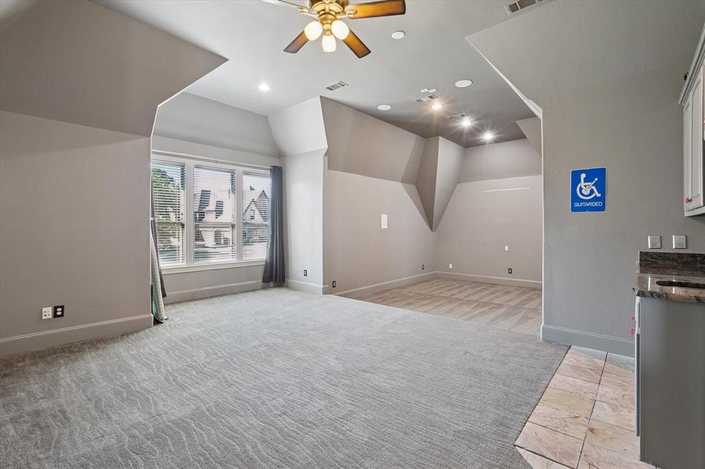 1608 Overlook Terrace Keller, TX 76262 - Photo 22 of 37 Extra large media/bonus room - upstairs.