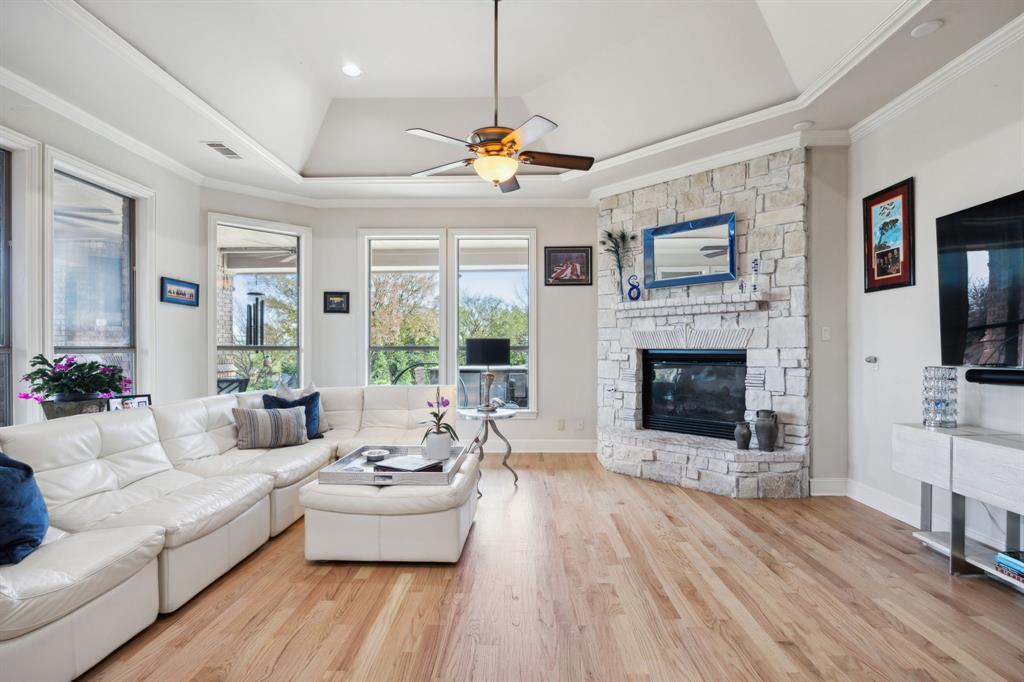 1608 Overlook Terrace Keller, TX 76262 - Photo 8 of 37 2nd gas fireplace and wide open space