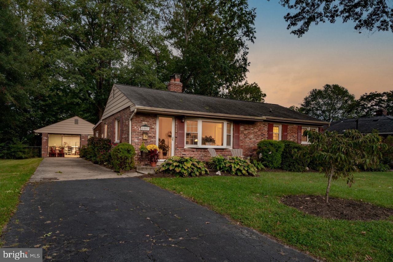 8007 Jackson Road Alexandria, VA 22308 - Photo 2 of 49 The home at dusk.