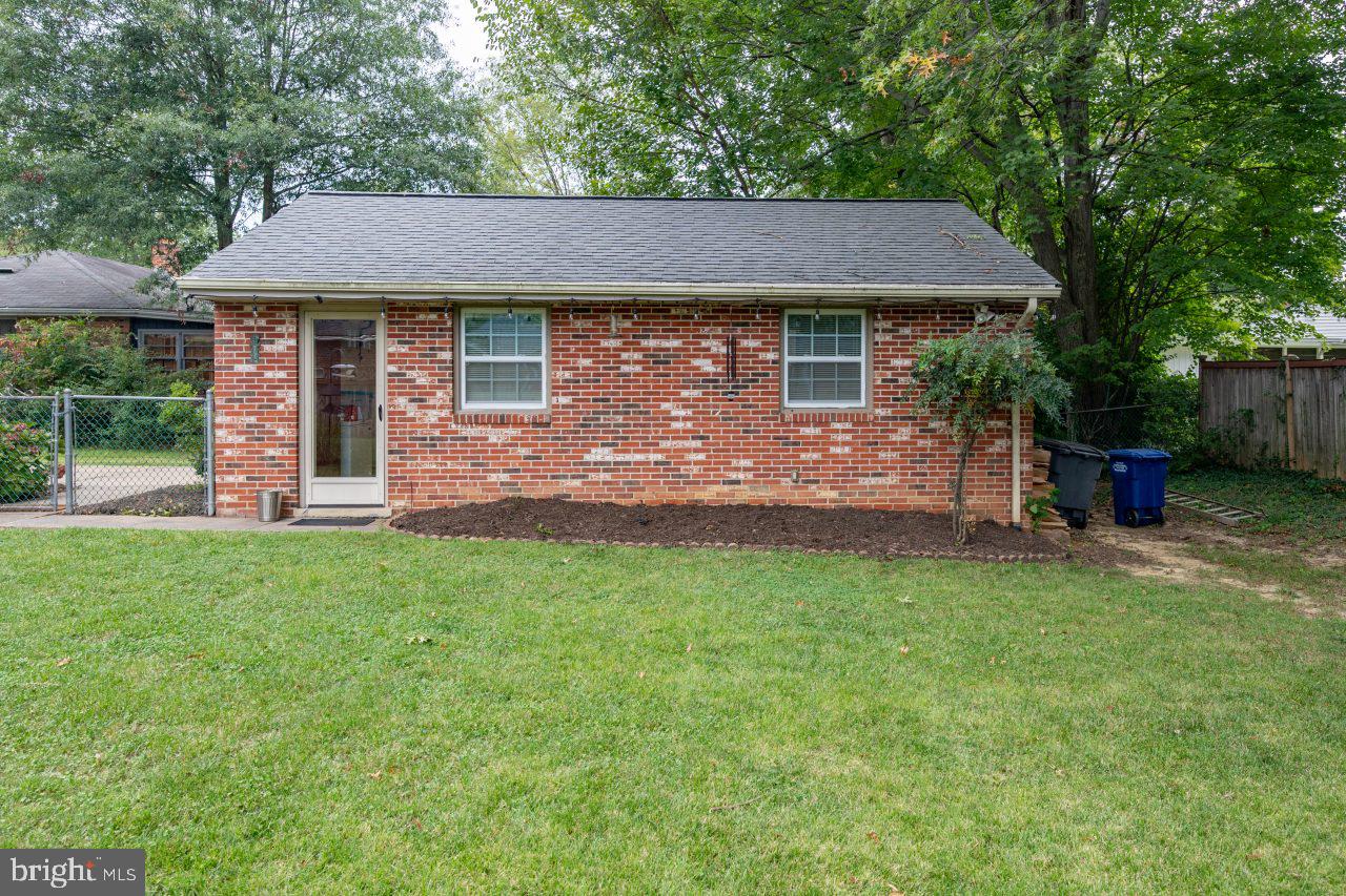 8007 Jackson Road Alexandria, VA 22308 - Photo 30 of 49 View of the garage from the yard.