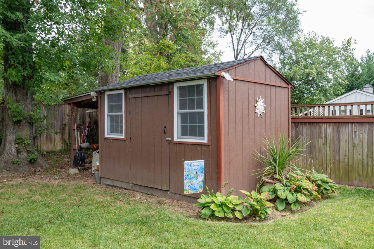 8007 Jackson Road Alexandria, VA 22308 - Photo 40 of 49 Shed for yard tools with newer roof