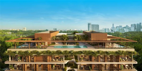 a view of swimming pool with outdoor seating