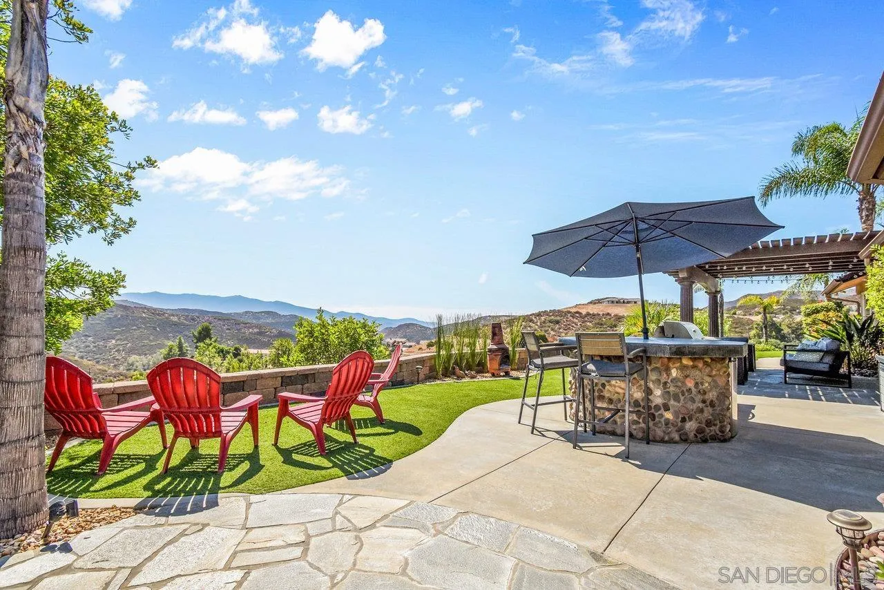 2868 Harper Ranch Road Jamul, CA 91935 - Photo 39 of 59 a patio with tables and chairs