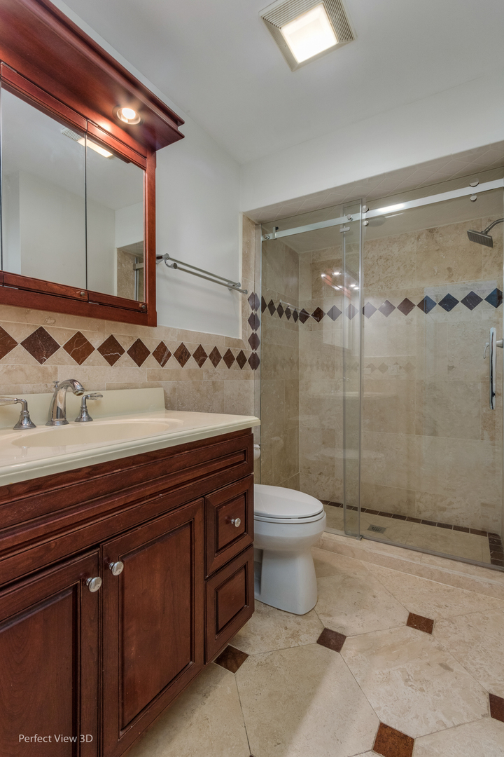223 Brookbridge Road Trout Valley, IL 60013 - Photo 21 of 33 a bathroom with a sink a toilet and shower