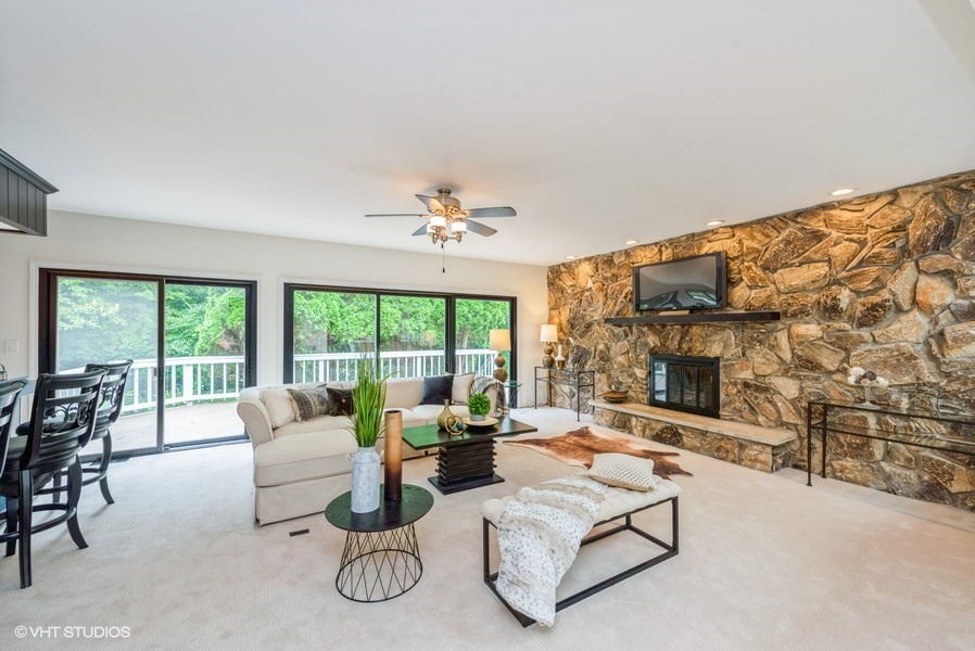 223 Brookbridge Road Trout Valley, IL 60013 - Photo 7 of 33 a living room with furniture and a floor to ceiling window