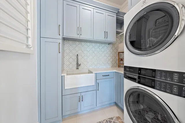 a view of a lake with a city