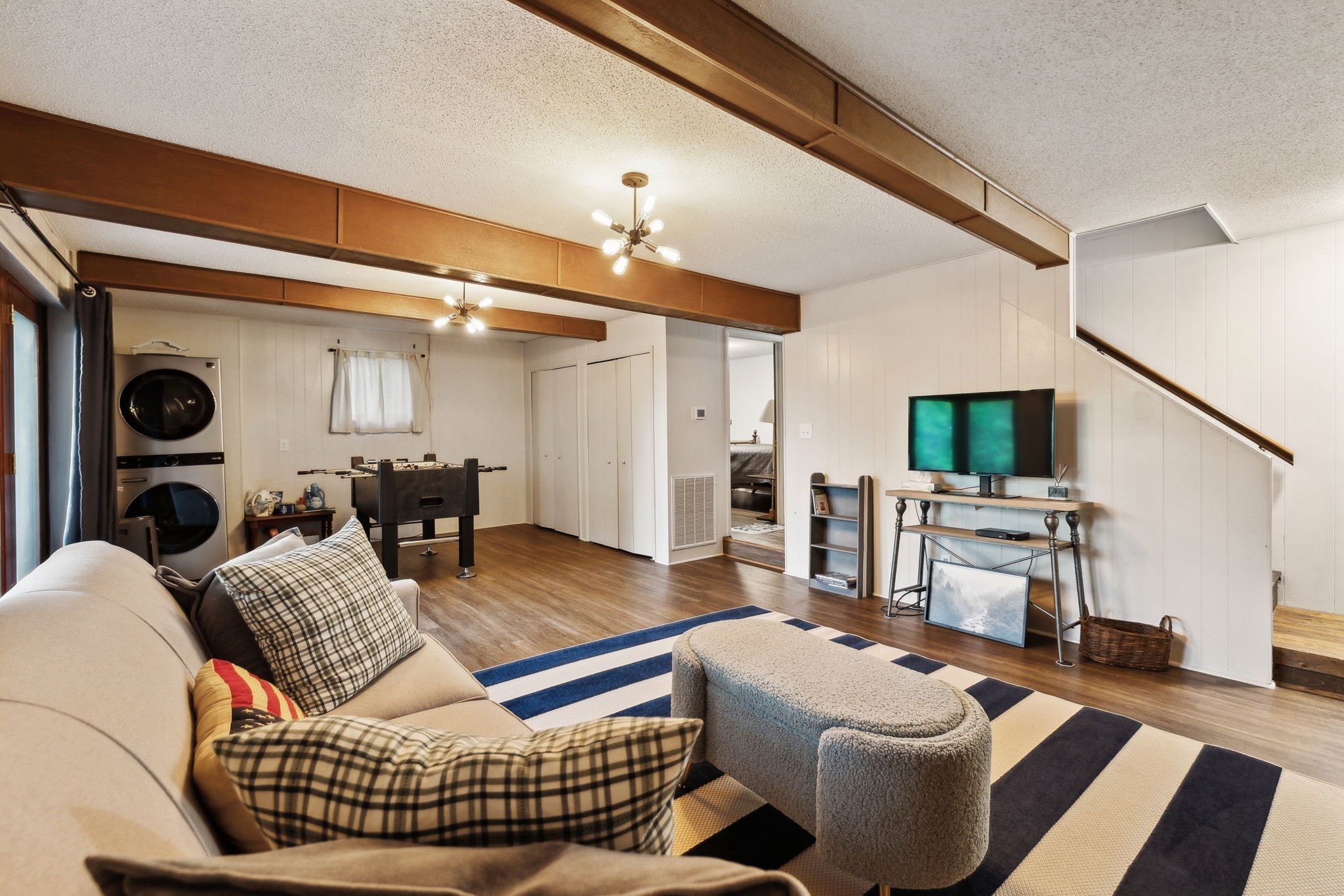 404 Duke Circle Lancaster, TN 38569 - Photo 24 of 43 a living room with furniture and a flat screen tv