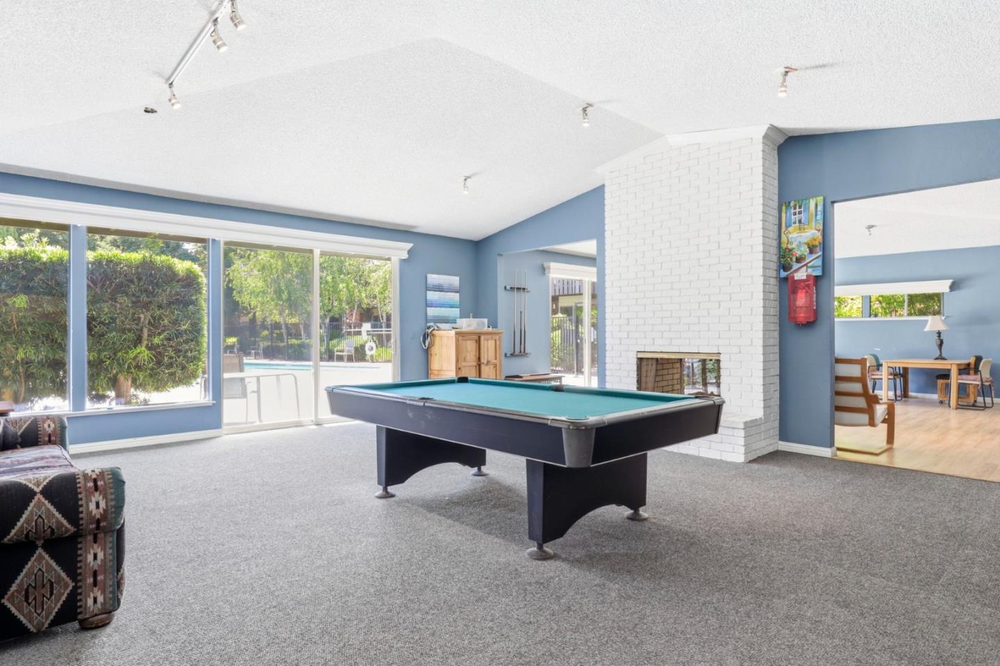 100 East Middlefield Road, Unit 3B Mountain View, CA 94043 - Photo 32 of 32 a room with pool table and windows