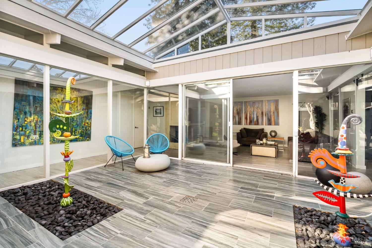43 La Crescenta Way San Rafael, CA 94901 - Photo 12 of 28 a lobby with furniture and potted plants