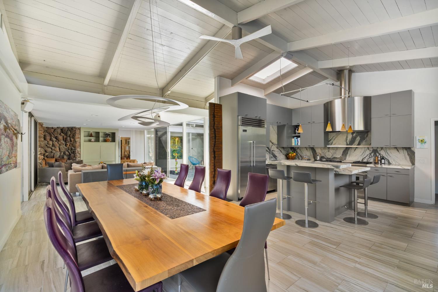 43 La Crescenta Way San Rafael, CA 94901 - Photo 7 of 28 a view of a dining room with furniture window and outside view
