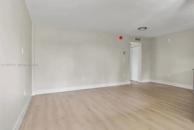a view of an empty room