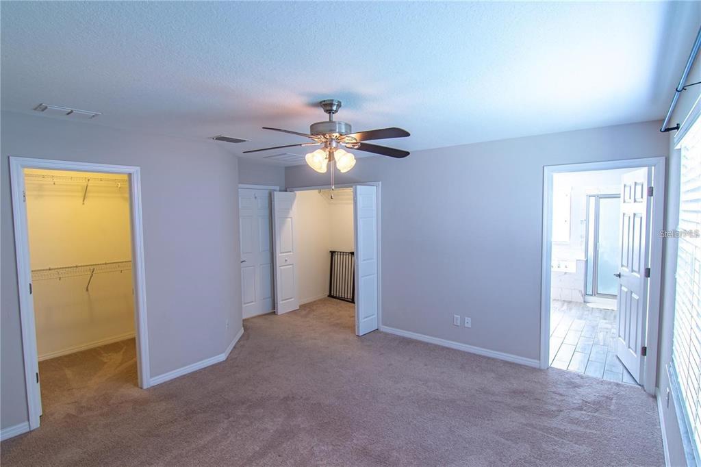 1977 Nature View Drive Lutz, FL 33558 - Photo 17 of 18 an empty room with closet and a chandelier fan