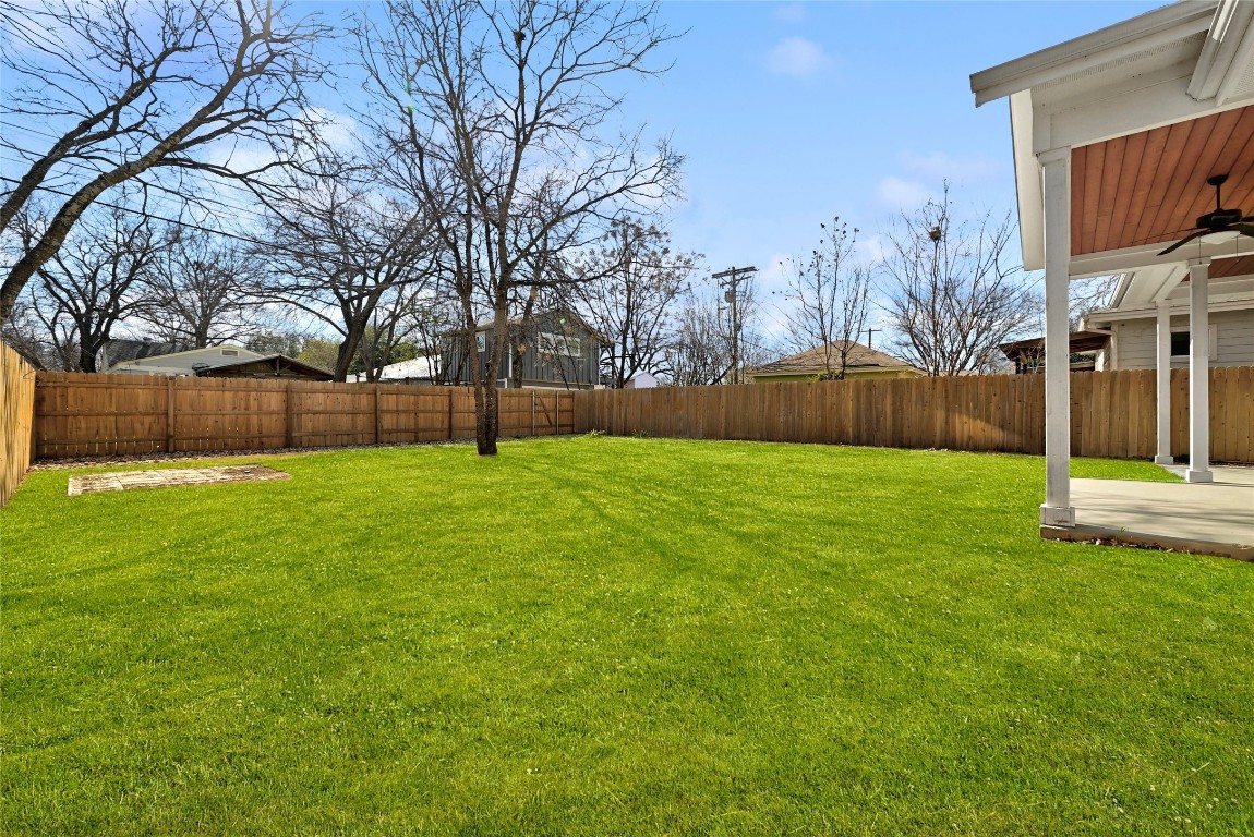 1815 West 38th Street Austin, TX 78731 - Photo 25 of 25 a view of a backyard with a large tree