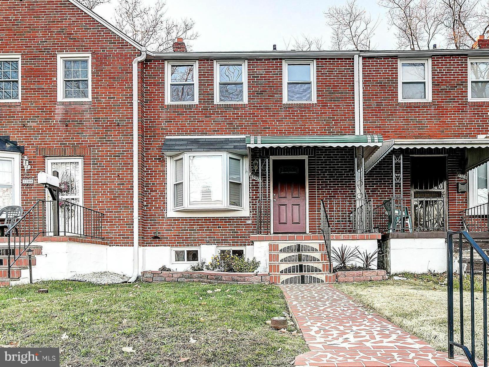 5702 Maplehill Road Baltimore, MD 21239 - Photo 3 of 29 Charming Brick Exterior