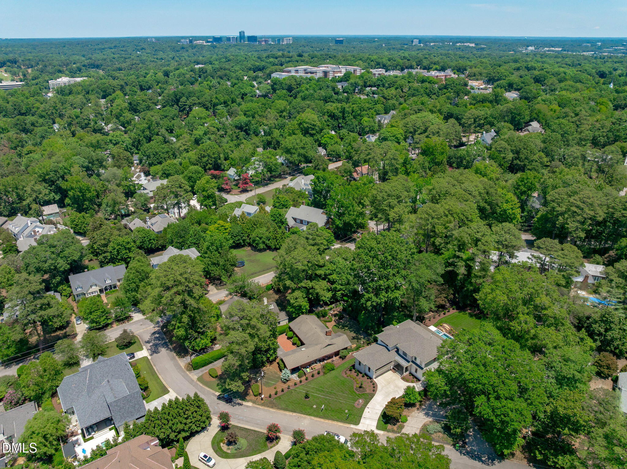 1718 Piccadilly Lane Raleigh, NC 27608 - Photo 60 of 60 Aerial-8