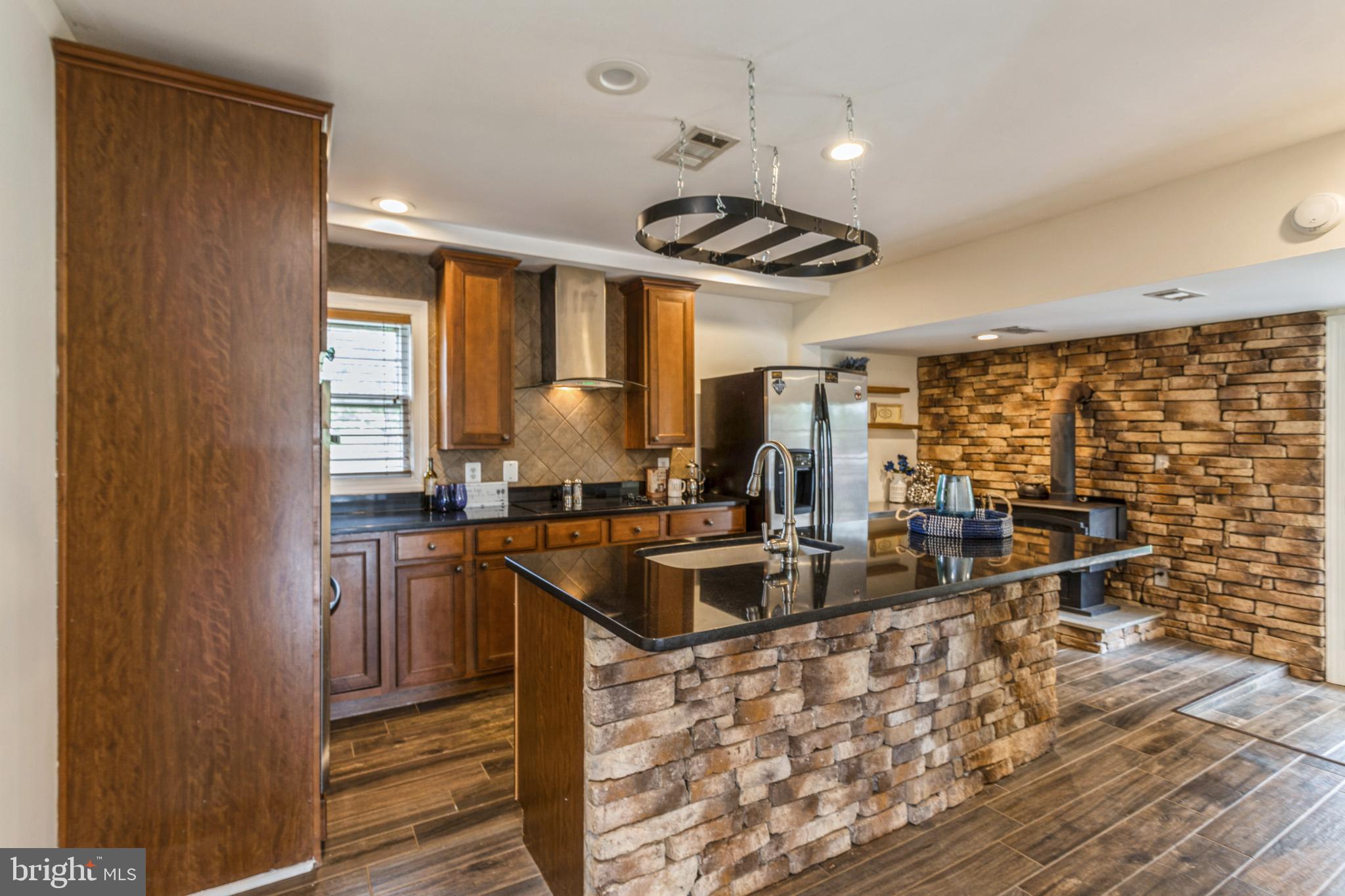 10330 Rogues Road Midland, VA 22728 - Photo 8 of 33 Renovated kitchen with wood burning stove