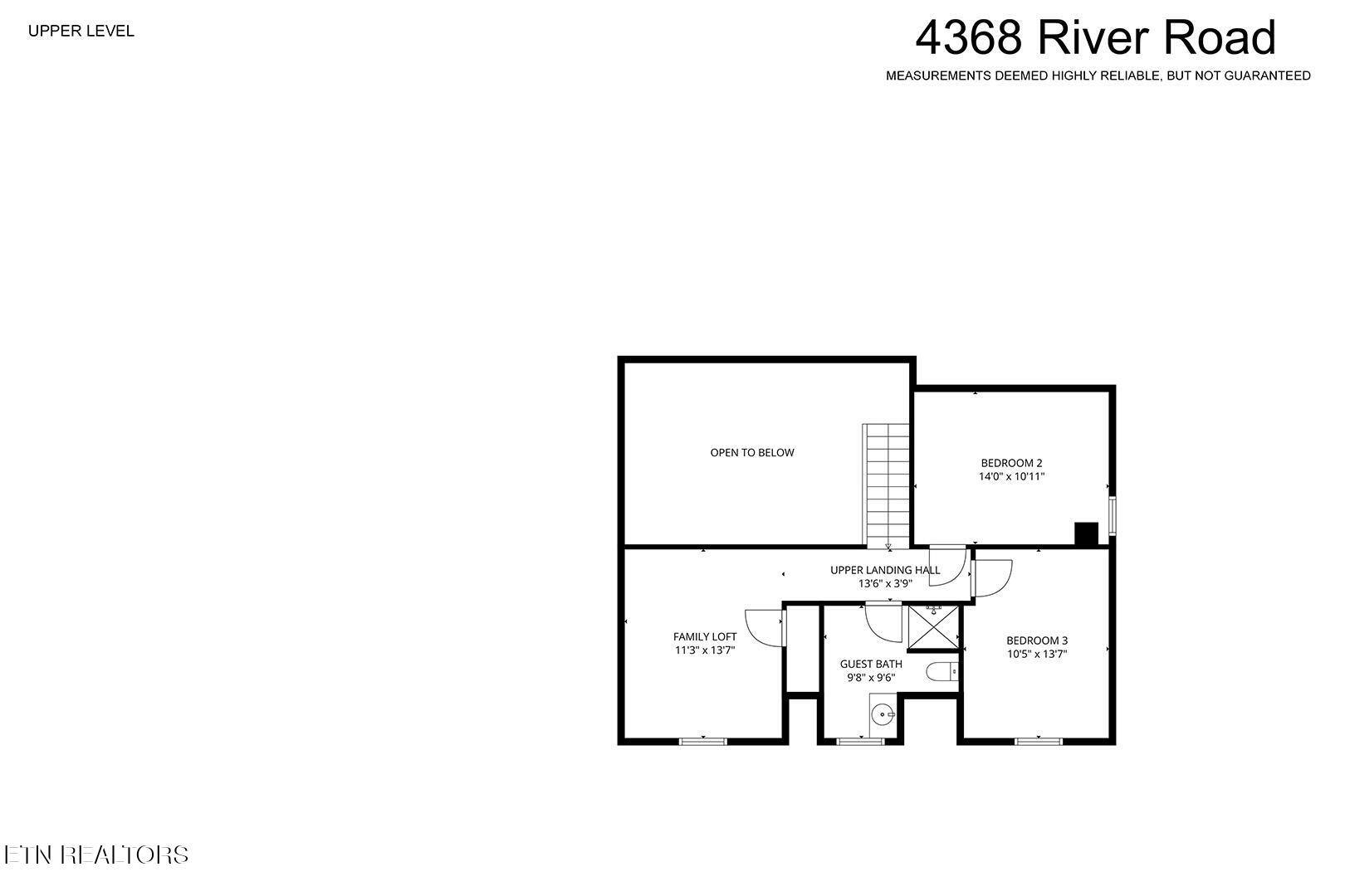 4368 River Road Ten Mile, TN 37880 - Photo 54 of 54 54_RiverRoad_4368_FloorPlan-UpperLevel