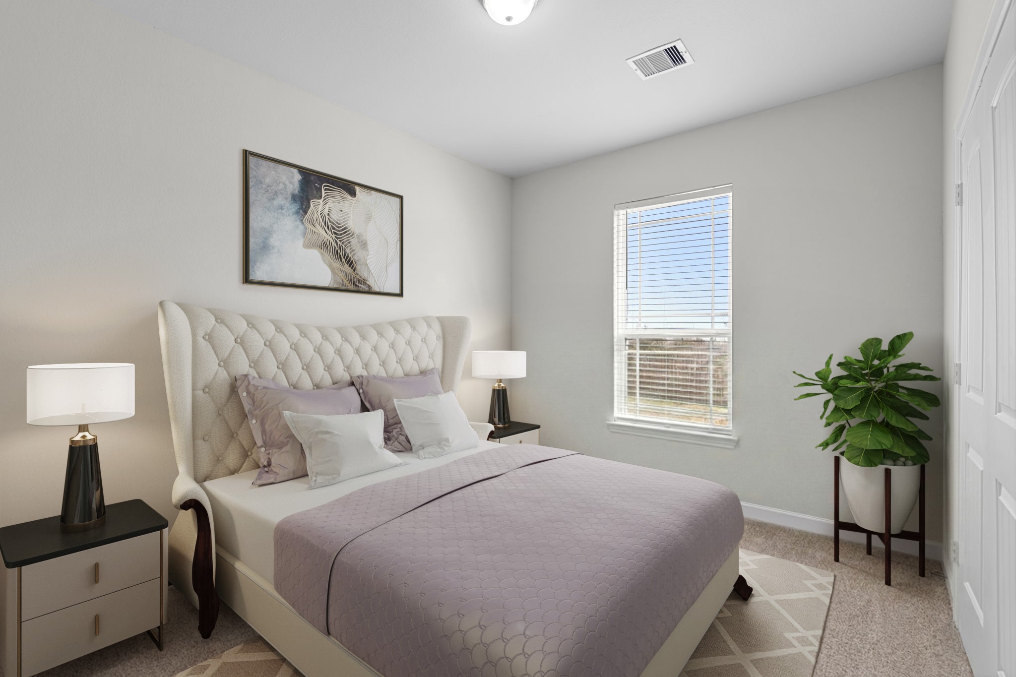 1294 County Road 5100 Cleveland, TX 77327 - Photo 21 of 27 Virtually Staged: Comfortable secondary bedroom featuring soft natural light and a flexible layout.