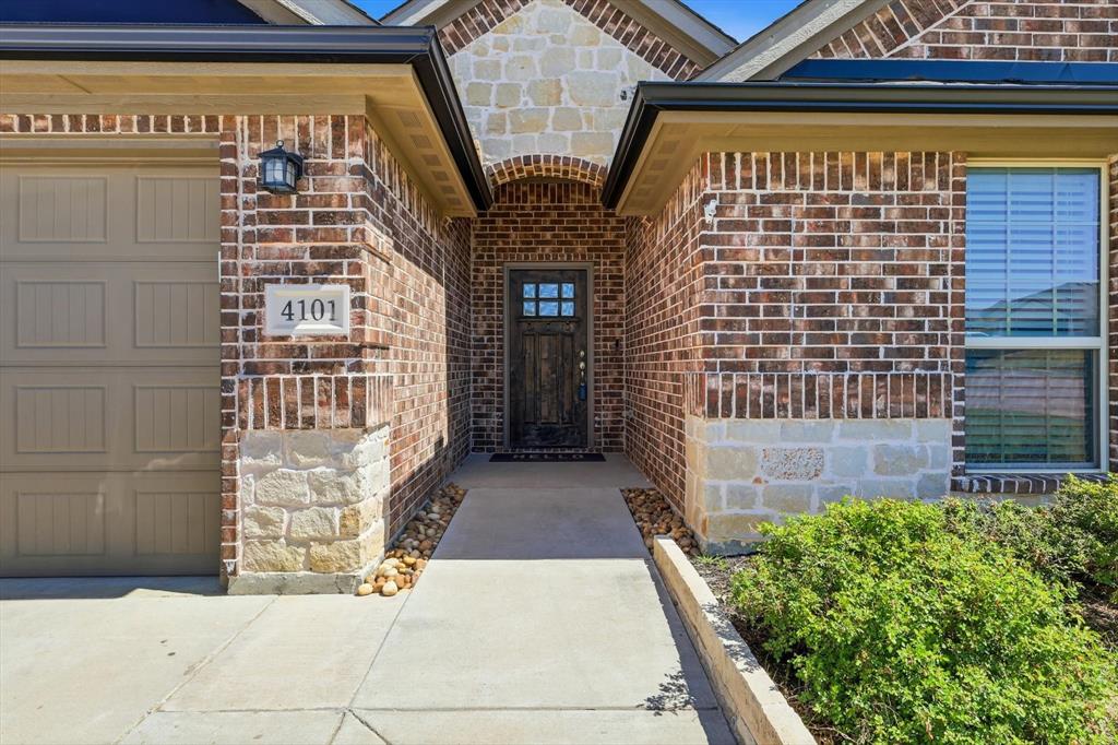 4101 Windmill Court Sanger, TX 76266 - Photo 4 of 36 a view of front door of house with stairs