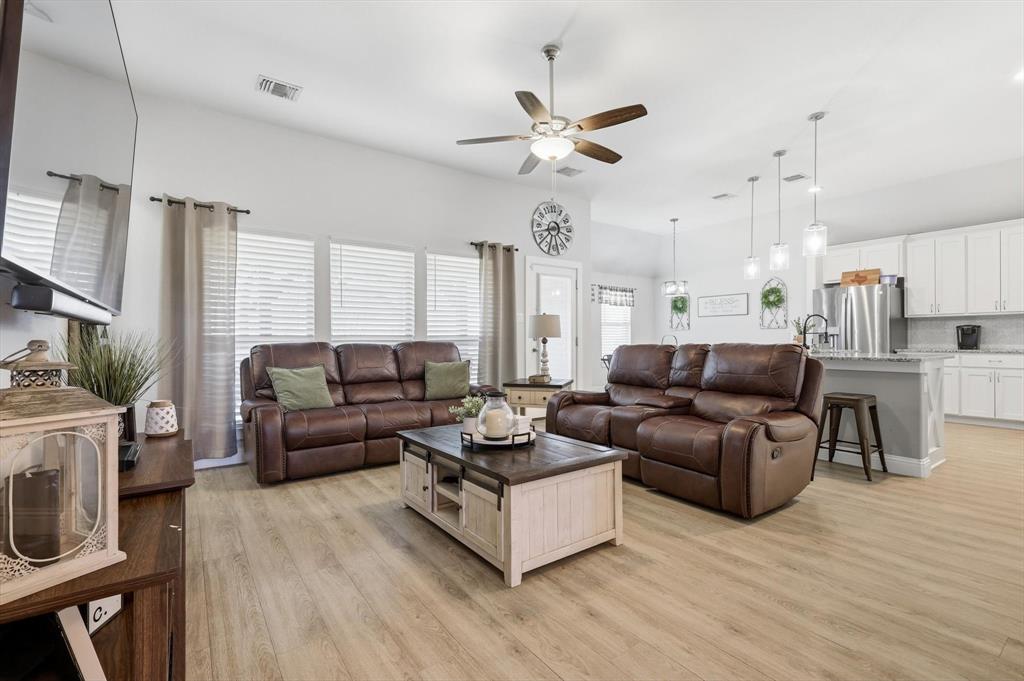 4101 Windmill Court Sanger, TX 76266 - Photo 8 of 36 a living room with furniture and a large window