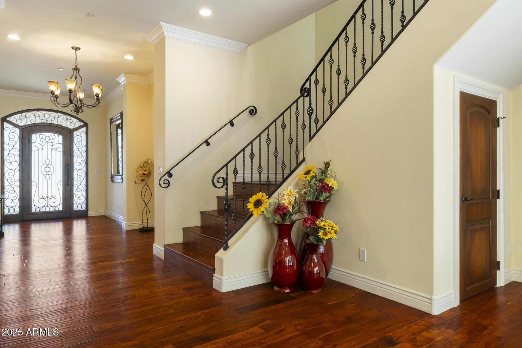 229 West Vista Avenue Phoenix, AZ 85021 - Photo 61 of 115 a view of entryway with wooden floor and stairs