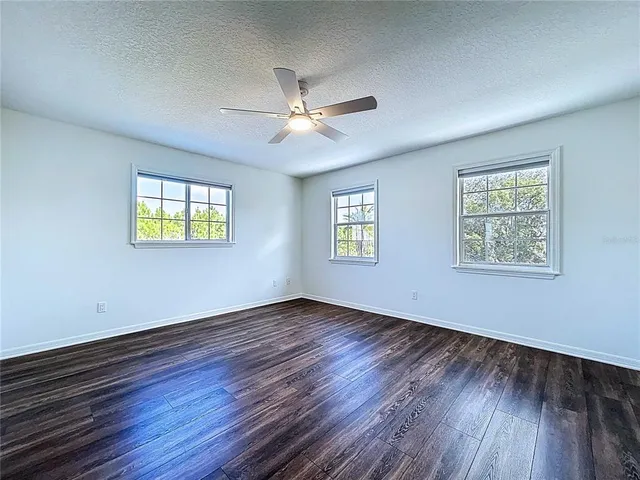 wooden floor in an empty room