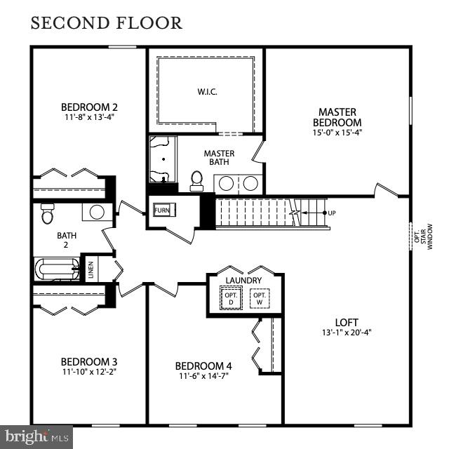 7 Eddy Road Inwood, WV 25428 - Photo 31 of 34 Upper Floor Layout with standard loft