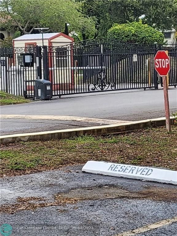 a view of a wooden fence