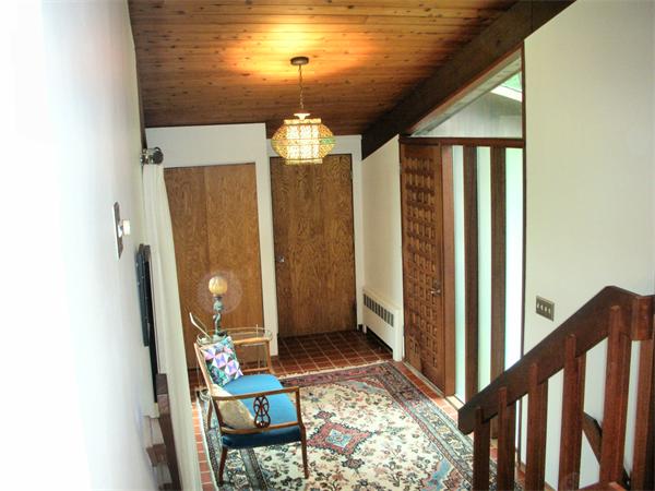 63 B Willow Road Boxford, MA 01921 - Photo 3 of 17 a view of an entryway with a workspace
