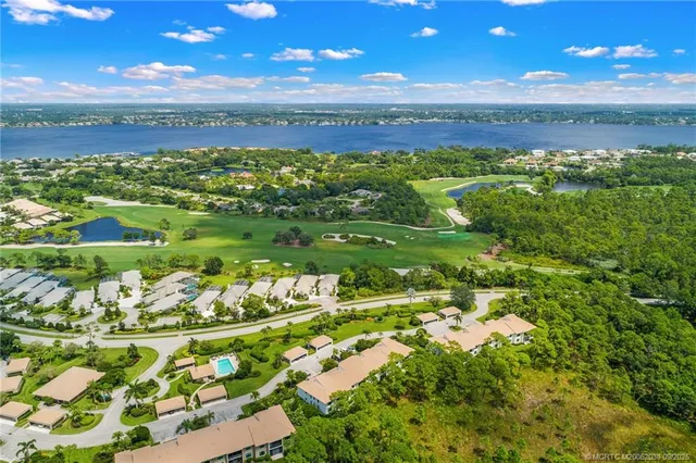 a view of a city with lots of green space