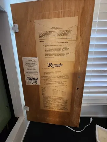 a close view of water heater room