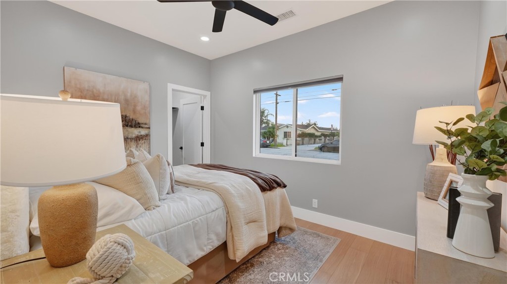 4404 Cogswell Road El Monte, CA 91732 - Photo 51 of 63 a bedroom with a bed and a potted plant