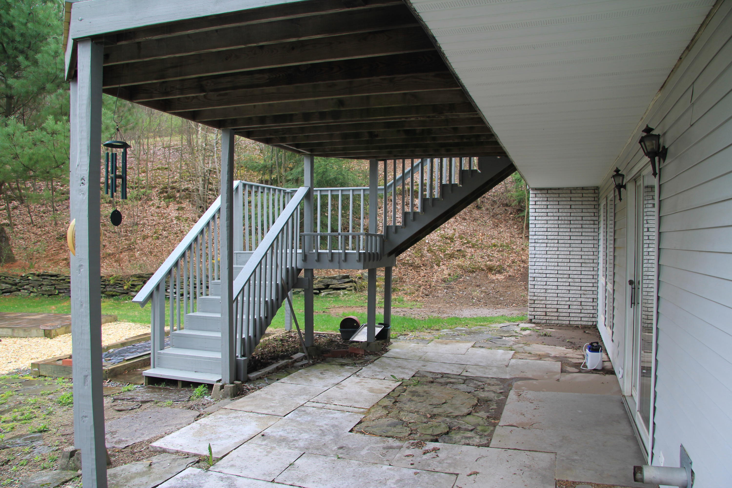 155 Blossom Road Nicholson, PA 18446 - Photo 8 of 35 a view of staircase with a small deck