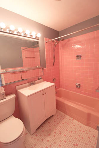6301 North Sheridan Road, Unit 19A Chicago, IL 60660 - Photo 9 of 24 a bathroom with a sink a toilet and shower