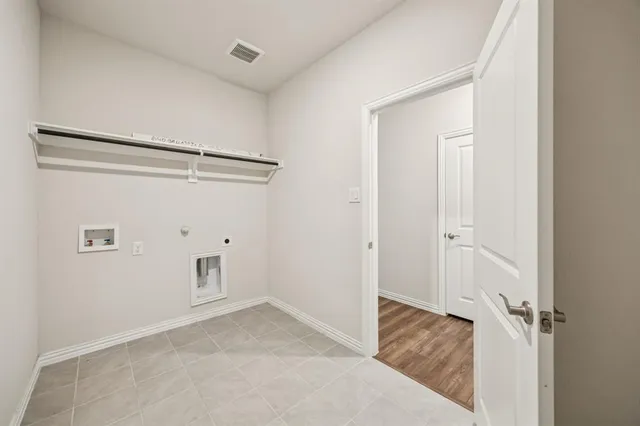 a view of a room with an empty space