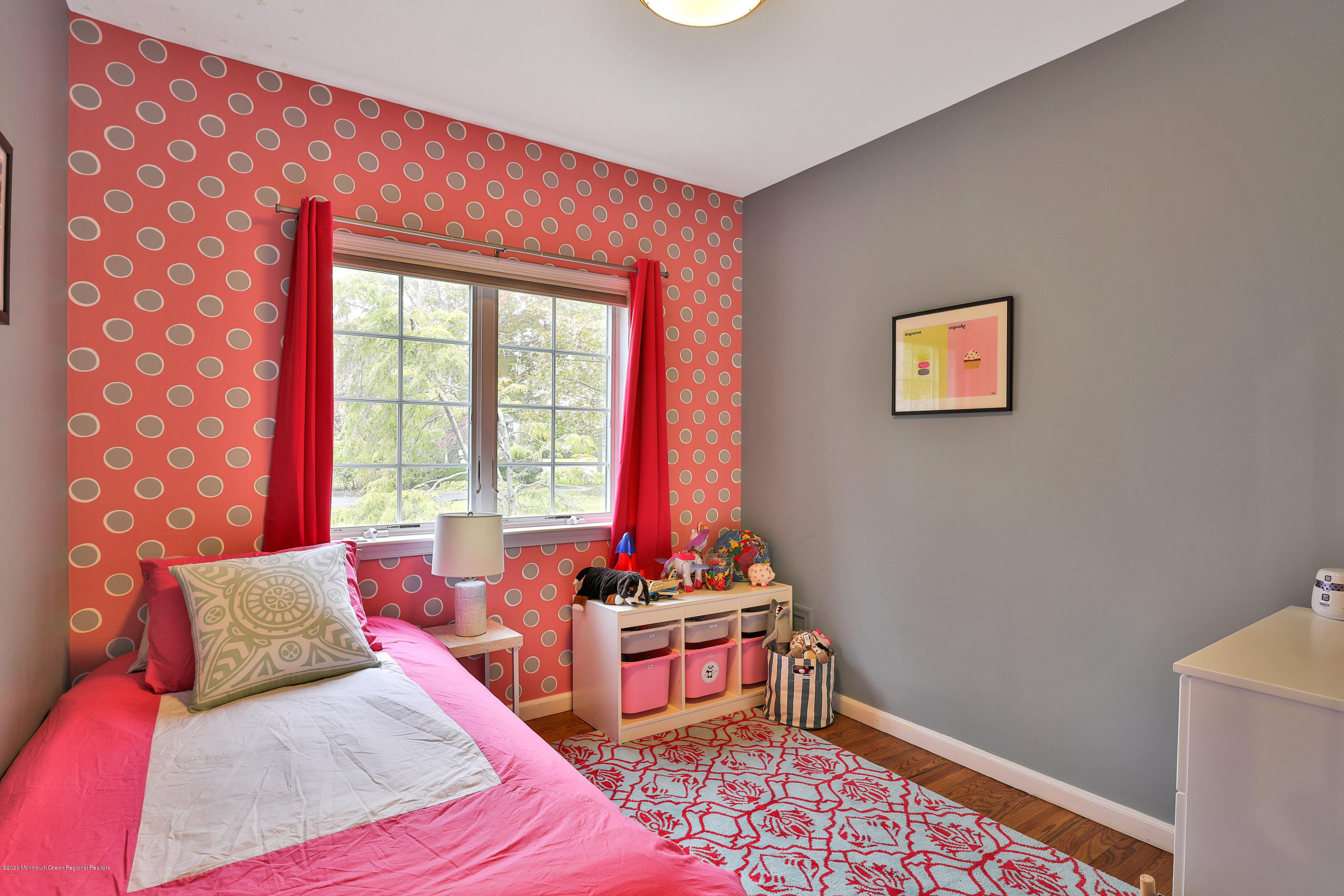 405 Salem Avenue, Unit SUMMER Spring Lake, NJ 07762 - Photo 18 of 46 a bedroom with a bed and a window