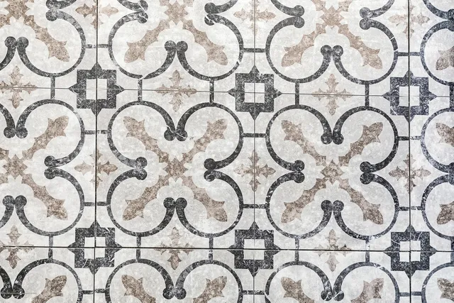 a close up of a white wall with a large window