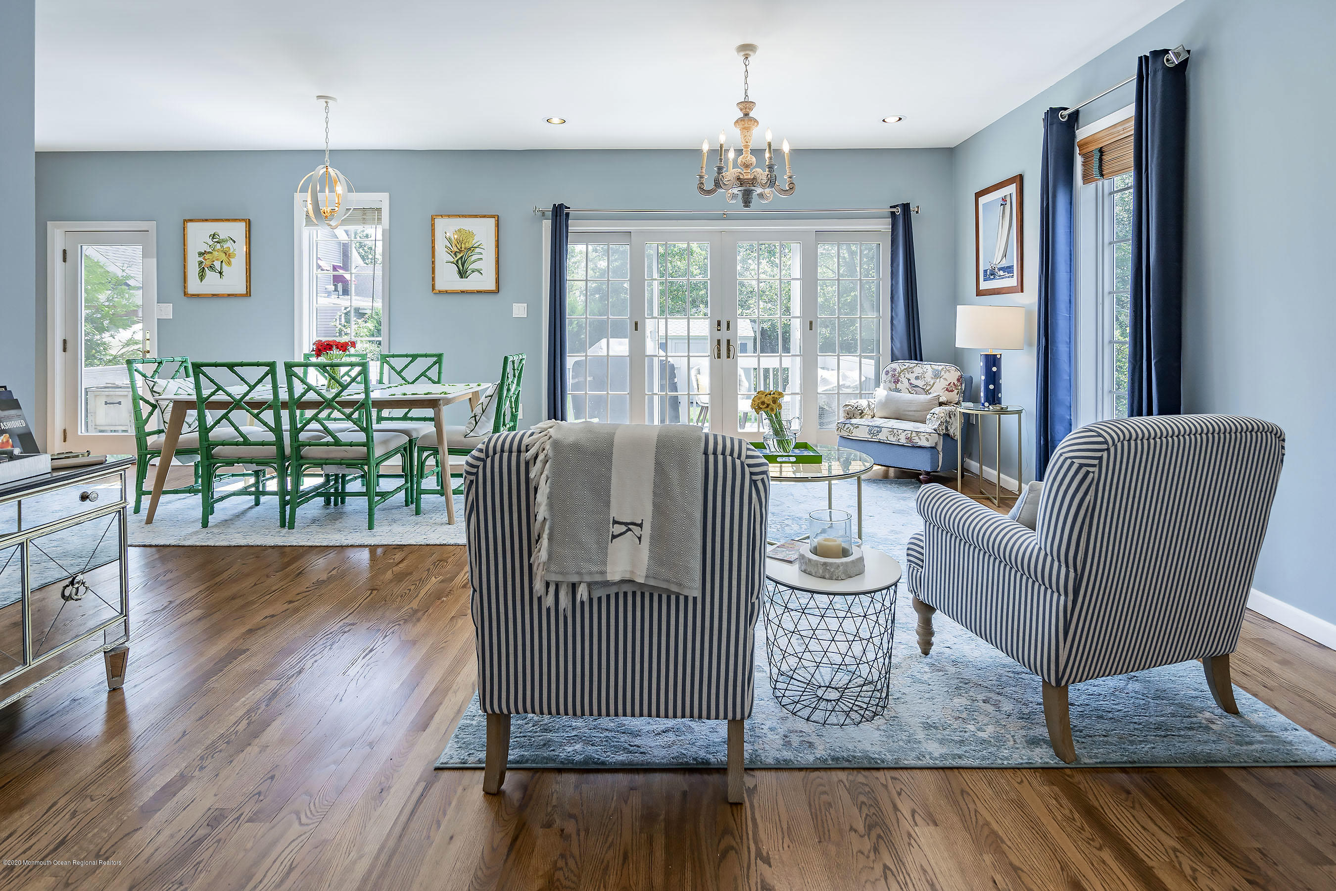 405 Salem Avenue, Unit SUMMER Spring Lake, NJ 07762 - Photo 10 of 46 a living room with furniture and wooden floor