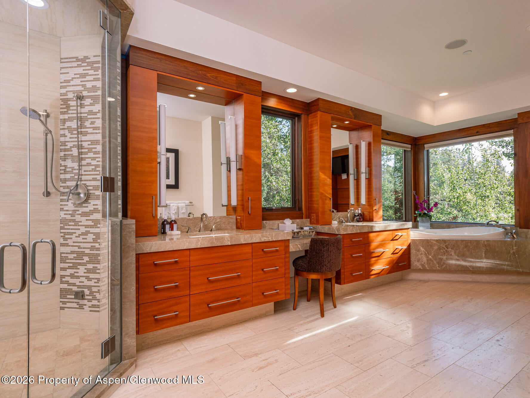 750 South Starwood Road Aspen, CO 81612 - Photo 15 of 39 a spacious bathroom with a large tub and sink