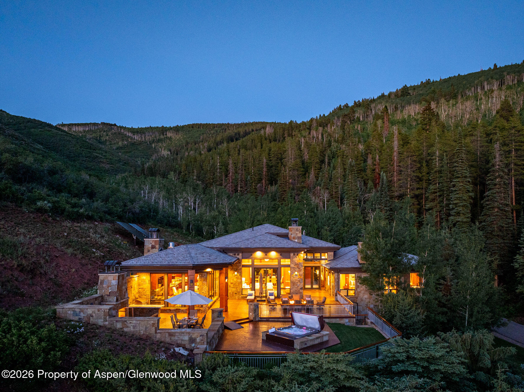 750 South Starwood Road Aspen, CO 81612 - Photo 39 of 39 a view of swimming pool and outdoor seating
