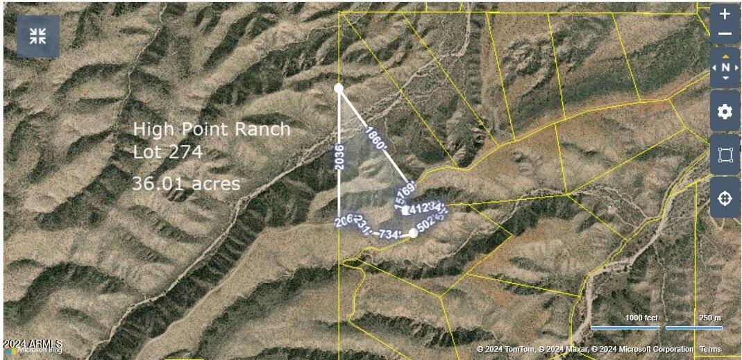 Lot 274 South Highpoint Rnch Road, Unit 274 Willcox, AZ 85643 - Photo 27 of 29 Property lines