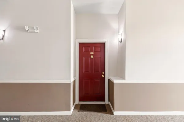 a view of front door