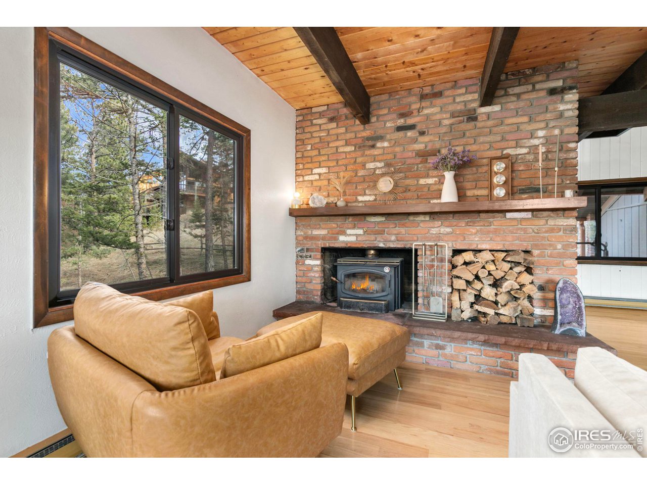 661 Peakview Road Boulder, CO 80302 - Photo 12 of 39 Curl up in front of the fire