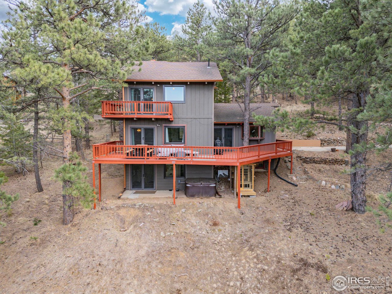 661 Peakview Road Boulder, CO 80302 - Photo 28 of 39 Exterior rear view of home