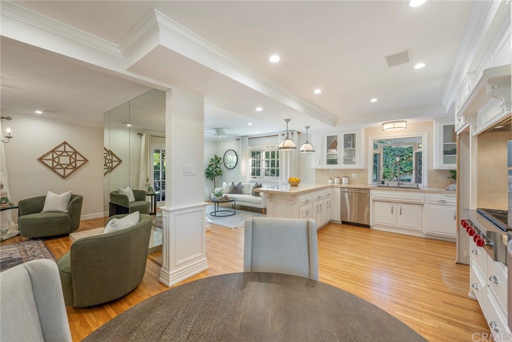 806 Adlena Drive Fullerton, CA 92833 - Photo 14 of 37 a living room with fireplace furniture and a flat screen tv