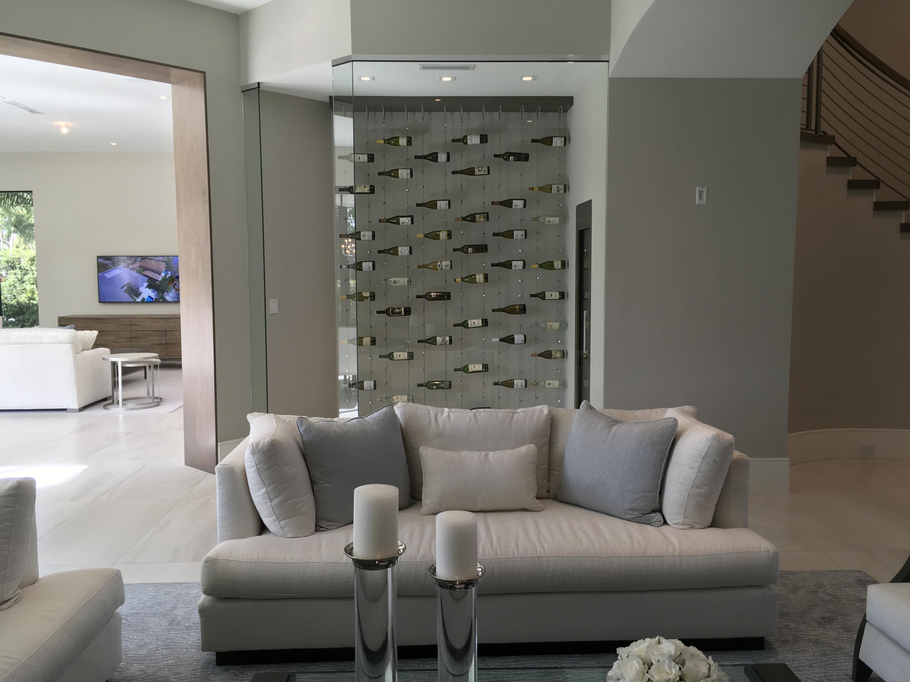 1815 Sabal Palm Drive Boca Raton, FL 33432 - Photo 14 of 29 LIVING ROOM-WINE RACK
