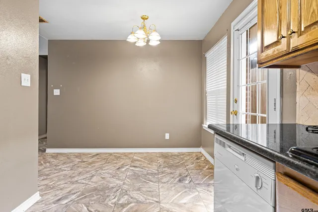 a view of a kitchen with a dishwasher