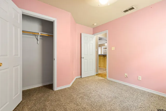 a living room with a fireplace